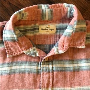 Marine Layer Marge Striped Short Sleeve